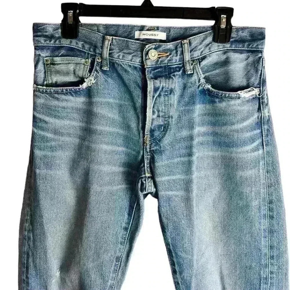 MOUSSY Vintage Latrobe Distressed Skinny Jeans Size 28 - Picture 3 of 10